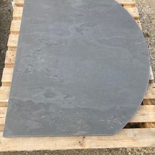 Curved polished Welsh slate